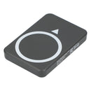 Solekick™ MagClick™ 5000 mAh Wireless Power Bank, Dark Gray, blank supplier product photograph