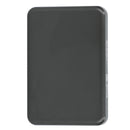 Solekick™ MagClick™ 5000 mAh Wireless Power Bank, Dark Gray, blank back view