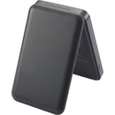 Solekick™ UL Listed MagClick™ Wireless Power Bank in Dark Gray, supplier blank product detail view