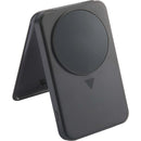 Solekick™ UL Listed MagClick™ Wireless Power Bank in Dark Gray, supplier blank angled view