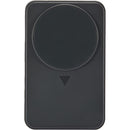 Solekick™ UL Listed MagClick™ Wireless Power Bank in Dark Gray, supplier blank front view