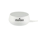 Sound Machine with 15W Wireless Charger, white, supplier-decorated front view