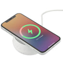 Sound Machine with 15W Wireless Charger, white, product photograph