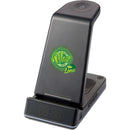 TriCharge Plus 3-in-1 Qi Wireless Charging Stand, Black, supplier sample front view