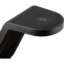 TriCharge Plus 3-in-1 Qi Wireless Charging Stand, Black, blank detail view