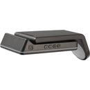 TriCharge Plus 3-in-1 Qi Wireless Charging Stand, Black, blank detail view