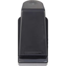 TriCharge Plus 3-in-1 Qi Wireless Charging Stand, Black, blank front view