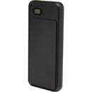 UL Listed 10,000 mAh 20W Digital Display Power Bank, Black, blank supplier product photograph