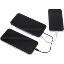 UL Listed Connect 5000 mAh Wireless Power Bank in White, supplier blank detail view
