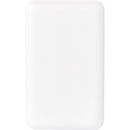 UL Listed Connect 5000 mAh Wireless Power Bank in White, supplier blank front view