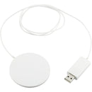 Ultra Thin Wireless Charging Pad, white, blank product photograph