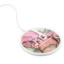 Ultra Thin Wireless Charging Pad, white, supplier-decorated product photograph