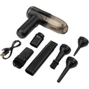 VacuMate Handheld Rechargeable Vacuum in Black, supplier blank detail view