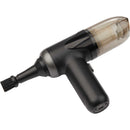 VacuMate Handheld Rechargeable Vacuum in Black, supplier blank detail view