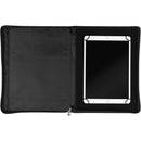 Wenger Recycled Tech Zippered Padfolio, black, blank product photograph