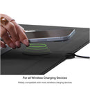 ZAGG Desk Mat with Wireless Charging, Black, supplier product photograph