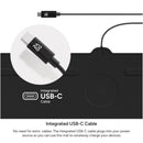 ZAGG Desk Mat with Wireless Charging, Black, supplier product photograph