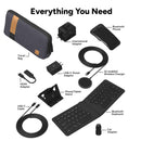 ZAGG Desktop Essentials Travel Kit, Gray, supplier product photograph