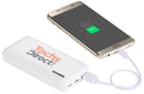 Zodiac High Density 10000 mAh Power Bank, white, supplier-decorated front view