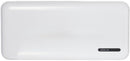 Zodiac High Density 5000 mAh Power Bank, white, blank front view