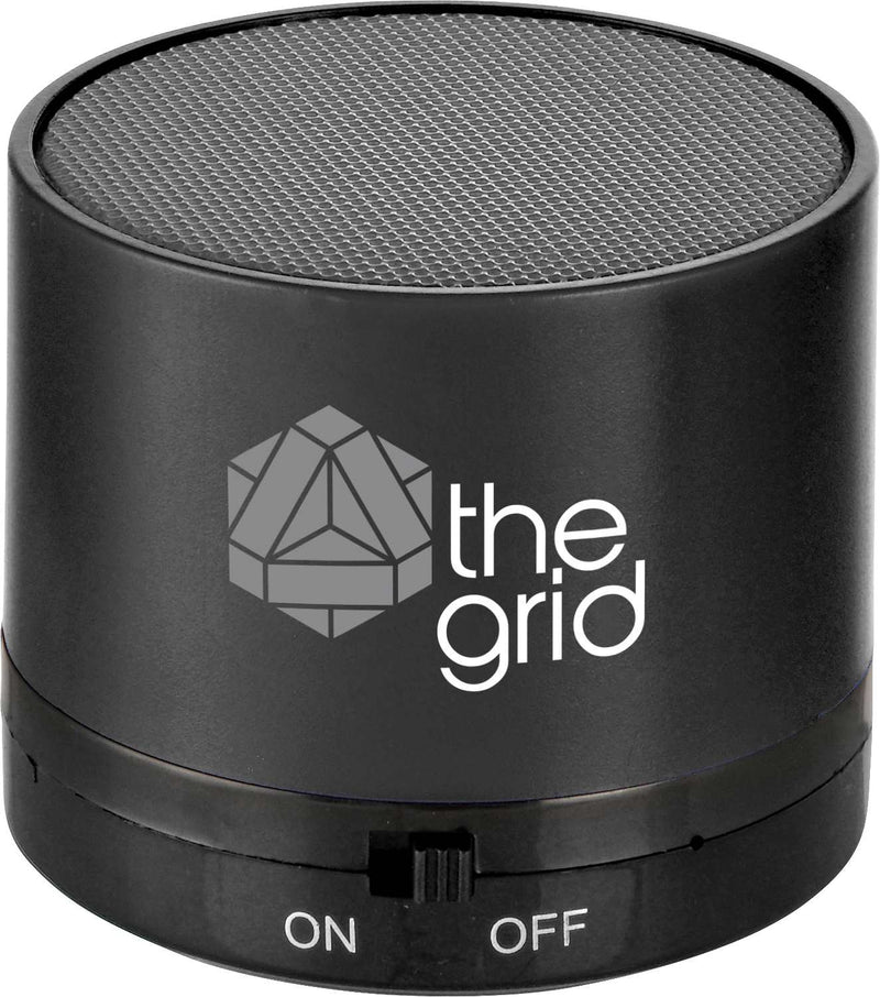 Cylinder Bluetooth Speaker SM-2572 Black (BK) supplier decorated sample 1