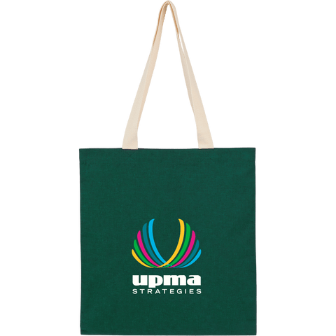 Dakota 5 oz Recycled Cotton Tote custom branded promotional totes