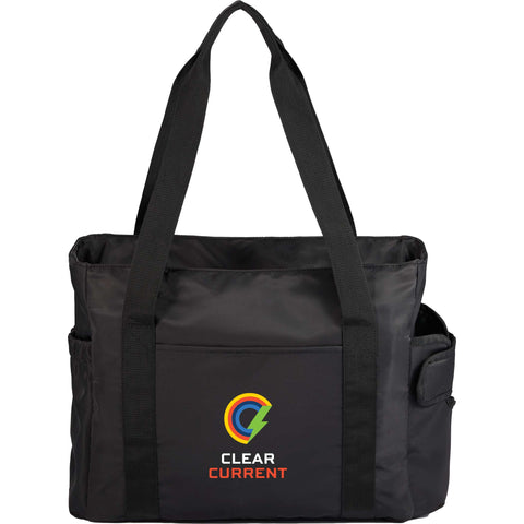Daybreak Recycled Multipurpose Tote custom branded promotional totes