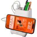 Desk Mate Organizer with Bluetooth Speaker and Charging Hub SM-2955 White (WH) supplier blank product view 12