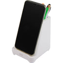 Desk Mate Organizer with Bluetooth Speaker and Charging Hub SM-2955 White (WH) supplier blank product view 5