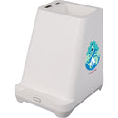 Desk Mate Organizer with Bluetooth Speaker and Charging Hub SM-2955 White (WH) supplier decorated sample 1