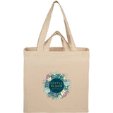 Dual Carry 6oz Organic Cotton Tote custom branded promotional totes — 1