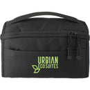 elleven™ Versa Travel and Tech Organizer in Black — supplier decorated front view