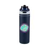 Elvin 28oz Recycled Stainless Flip Straw Bottle custom branded promotional product — 1