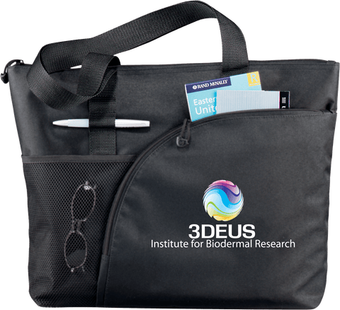 Excel Sport Zippered Utility Business Tote custom branded promotional totes