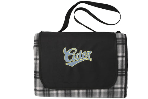 Extra Large Plaid Picnic Blanket custom branded promotional totes