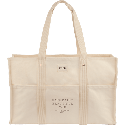 FEED Organic Cotton Large Market Tote custom branded promotional totes