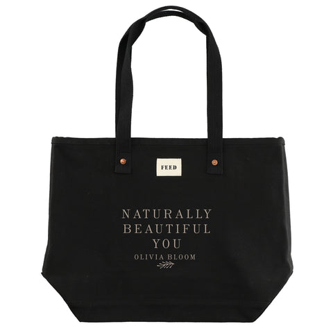 FEED Organic Cotton Weekend Tote custom branded promotional totes