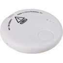 Find My Keys Bluetooth Tracker in White — supplier blank back view