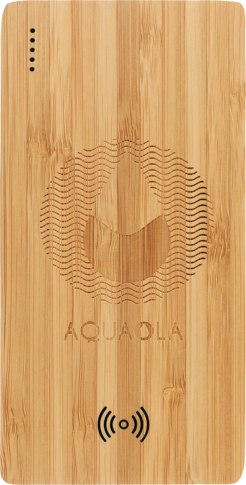 FSC® 100% Bamboo 5000 mAh Wireless Power Bank 7121-71WD Wood(WD), supplier product view 1