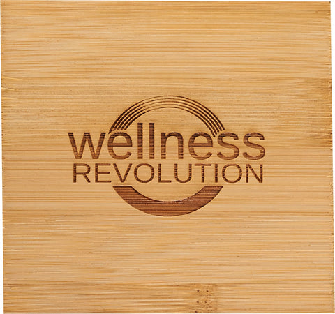 FSC Bamboo Coaster Set custom branded promotional drinkware