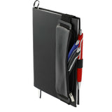 FUNCTION Bulleting Notebook Bundle Set — Black (BK) — Blank angled left view with pen pouch and pens — 5