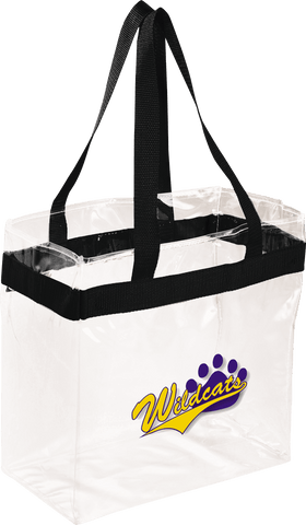 Game Day Clear Stadium Tote custom branded promotional totes