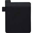 Grab & Go Mouse Carrying Pouch with Adhesive in Black — supplier blank front view