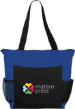 Grandview Zippered Convention Tote custom branded promotional totes — 1