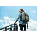 Graphite Deluxe 15" Laptop Backpack — Charcoal (CA) — decorated product view