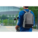 Grayley 15" Laptop Backpack — Graphite (GA) — decorated product view