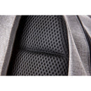 Grayley 15" Laptop Backpack — Graphite (GA) — blank front view