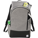 Grayley 15" Laptop Backpack — Graphite (GA) — blank front view