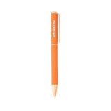 Harper Soft Touch Recycled Aluminum Gel Pen custom branded promotional pens — 1