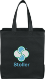Heat Seal Non-Woven Big Grocery Tote custom branded promotional totes — 1